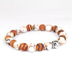 African Jasper beads Bracelet.