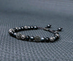 Matt onyx with zircon Bracelet
