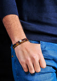 Double layer tiger stones bracelet