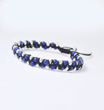 Pure Lapis stones with 925 silver balls.