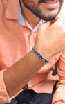 Pure Lapis stones with 925 silver balls.