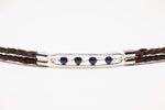 Double Genuine Leather, cuff bracelet.